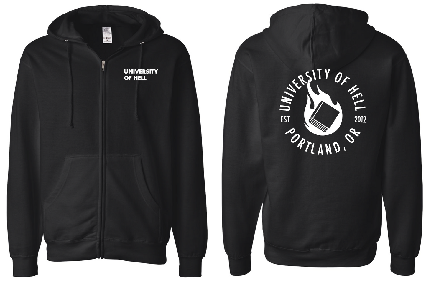 U-Hell Incendiary Book Zip Hoodie