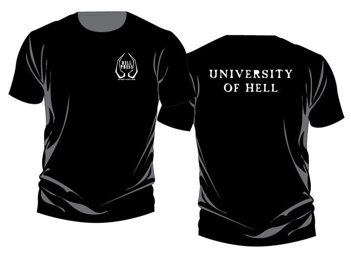 ORIGINAL U-Hell Logo - Ladies Short Sleeve Black T-Shirt