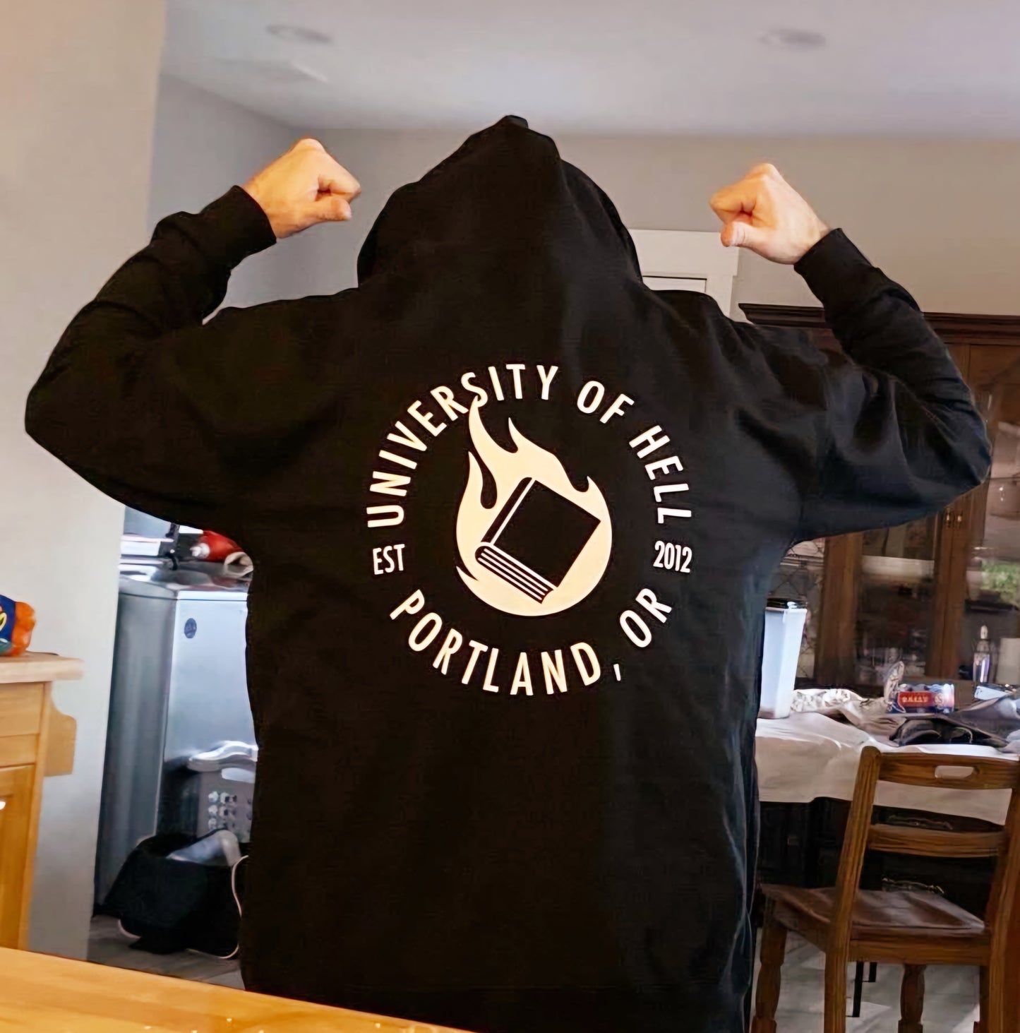 U-Hell Incendiary Book Zip Hoodie