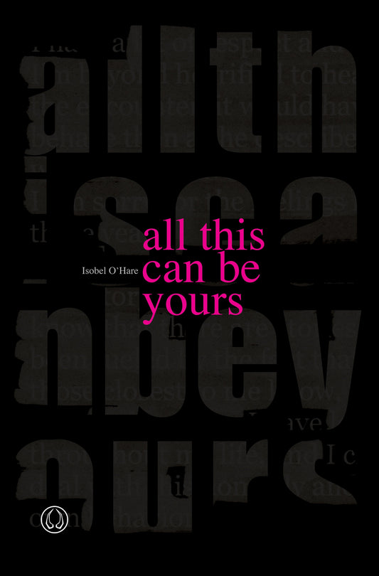 all this can be yours by Isobel O'Hare (paperback edition)