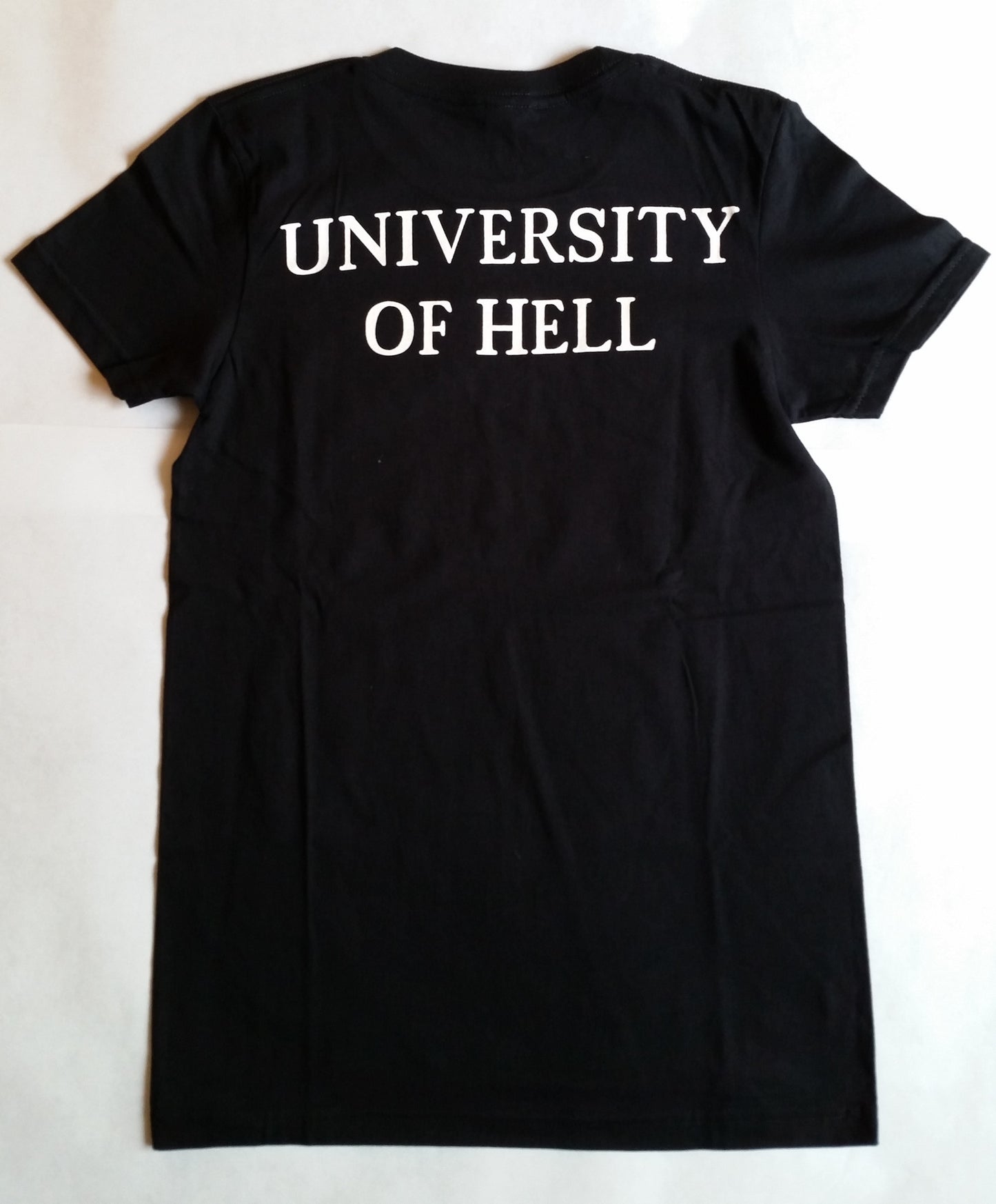 ORIGINAL U-Hell Logo - Ladies Short Sleeve Black T-Shirt