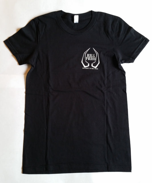ORIGINAL U-Hell Logo - Ladies Short Sleeve Black T-Shirt