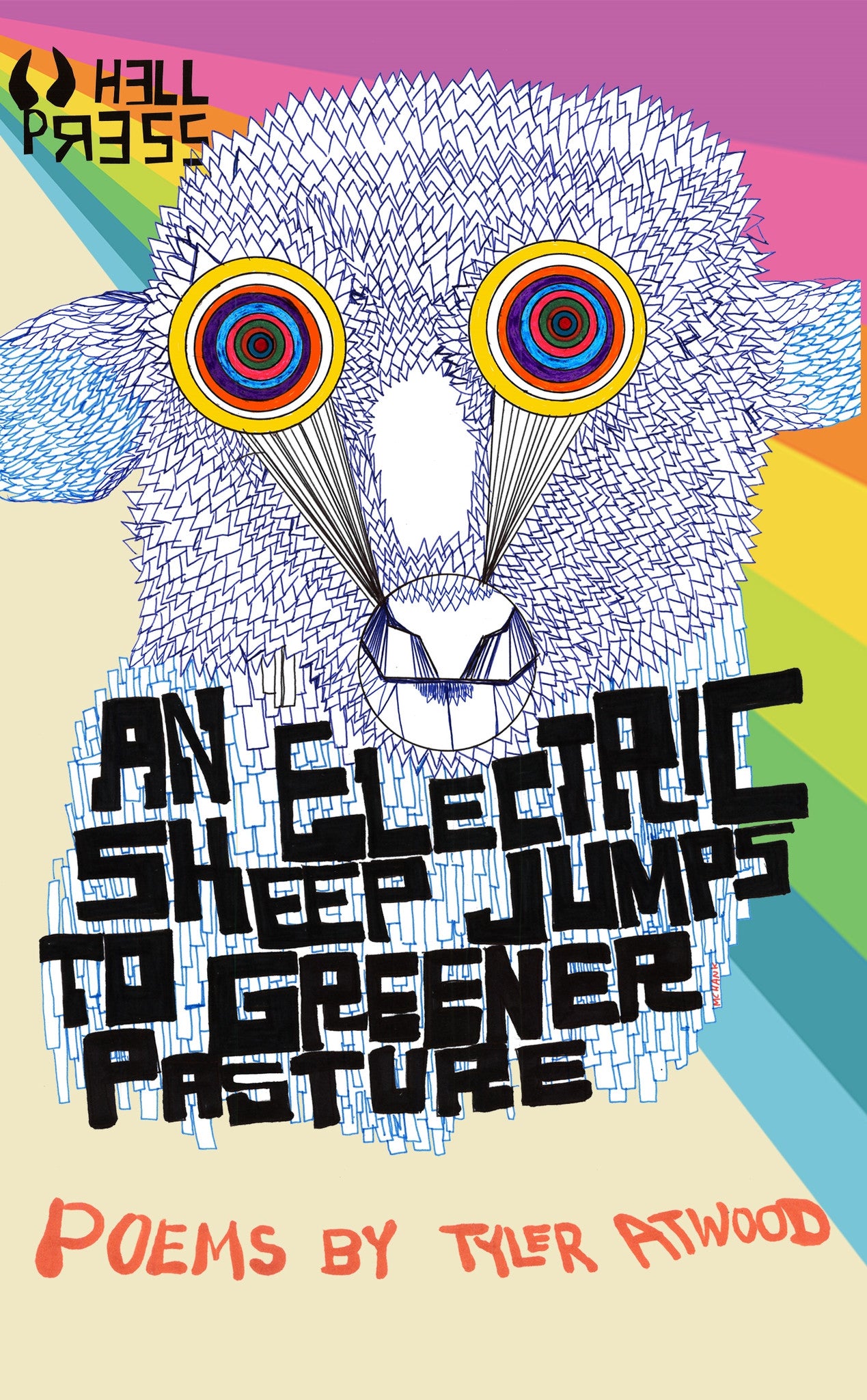 an electric sheep jumps to greener pasture by Tyler Atwood
